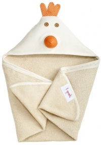 3 Sprouts Hooded Towel, Cream 3 Sprouts Hooded Towel, Cream