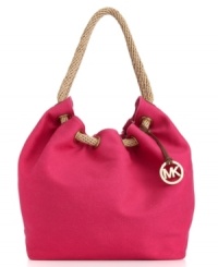 Set sail this season with Michael Kors' nautical-inspired Marina shoulder tote. Set sail this season with Michael Kors' nautical-inspired Marina shoulder tote.