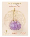 Dogeared's signature teardrop earrings are dressed up for the season in amethyst gemstones. Bring on summer-perfect style with this lush, colorful pair.