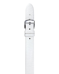 A quality leather strap from Philip Stein, rendered with lizard embossing and classic harness closure. A quality leather strap from Philip Stein, rendered with lizard embossing and classic harness closure.