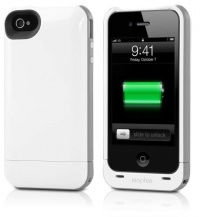 New Version Mophie Juice Pack Plus Case and 2000mAh Rechargeable Battery for iPhone 4/4S - White (Verizon, AT&T and Sprint) New Version Mophie Juice Pack Plus Case and 2000mAh Rechargeable Battery for iPhone 4/4S - White (Verizon, AT&T and Sprint)