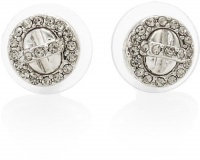 MARC BY MARC JACOBS Holiday Pave Turnlock Stud Earrings - Black Diamond MARC BY MARC JACOBS Holiday Pave Turnlock Stud Earrings - Black Diamond