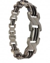 Dynamis jewelry X-Link Design Magnetic Stainless Steel Bracelet