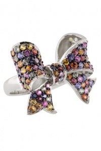 Effy Jewlery Balissima Splash Multi Sapphire Bowtie Ring, 3.93 TCW Ring size 7 Effy Jewlery Balissima Splash Multi Sapphire Bowtie Ring, 3.93 TCW Ring size 7