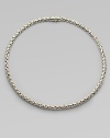 From the Classic Chain Collection. An elegantly woven chain of sterling silver.Sterling silver Length, about 20 Pusher Clasp Imported