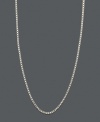 Set in 14k white gold, the icy shimmer of this mirrox box chain adds sophistication to every day. Available in 16.