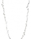 Carolee LUX Sterling Sterling Silver Tiny Crystal Vine Necklace