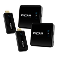 Nyrius ARIES Prime Digital Wireless HDMI Transmitter & Receiver System for HD 1080p 3D Video Streaming, Laptops, PC, Cablebox, Satellite, Blu-ray, DVD, PS3, Xbox - NPCS549 (Pack of 2) Nyrius ARIES Prime Digital Wireless HDMI Transmitter & Receiver System for HD 1080p 3D Video Streaming, Laptops, PC, Cablebox, Satellite, Blu-ray, DVD, PS3, Xbox - NPCS549 (Pack of 2)
