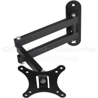Cheetah Mounts Articulating Arm Mount Bracket for VESA 100 LCD LED Flat Screen Monitor Displays/TVs 12-24 up to 40lbs Tilt and Swivel Cheetah Mounts Articulating Arm Mount Bracket for VESA 100 LCD LED Flat Screen Monitor Displays/TVs 12-24 up to 40lbs Tilt and Swivel