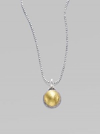 From the Lancelot Collection. A rich mix of metals, 24k yellow gold and sterling silver, make for a versatile creation.Sterling silver 24k yellow gold Length, about 17 Imported From the Lancelot Collection. A rich mix of metals, 24k yellow gold and sterling silver, make for a versatile creation.Sterling silver 24k yellow gold Length, about 17 Imported