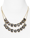 This kate spade new york double chain necklace is both fashionable and flexible-switch things up with the 2 extension.