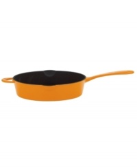 Classic good looks and outstanding performance put this enameled cast iron sauté at the front of its class. Famed chef Mario Batali introduces the beauty of cast iron into your kitchen with a versatile pan that heats up fast, retains heat like a pro and eliminates hot spots that burn foods. The durable enameled finish requires no seasoning and is easy to clean-just pop in the dishwasher! Limited lifetime warranty. Classic good looks and outstanding performance put this enameled cast iron sauté at the front of its class. Famed chef Mario Batali introduces the beauty of cast iron into your kitchen with a versatile pan that heats up fast, retains heat like a pro and eliminates hot spots that burn foods. The durable enameled finish requires no seasoning and is easy to clean-just pop in the dishwasher! Limited lifetime warranty.
