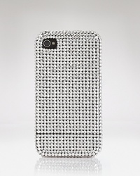 In over-the-top style, Jimmy Crystal dresses up this iPhone case in Swarovski stones. It's destined to be a topic of conversation. In over-the-top style, Jimmy Crystal dresses up this iPhone case in Swarovski stones. It's destined to be a topic of conversation.
