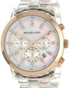 Michael Kors Quartz Mother of Pearl Dial Clear Band - Women's Watch MK5394
