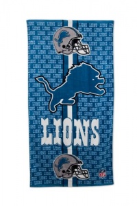 Detroit Lions Fiber Reactive Beach Towel Detroit Lions Fiber Reactive Beach Towel