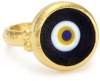 GURHAN Evil Eye 24K Gold Ring, Size 7