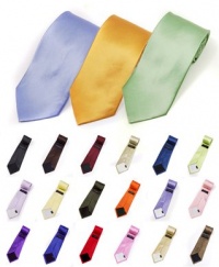 BG Solid Color 100% Silk Tie