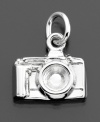 Capture every moment! This intricate camera charm by Rembrandt Charms is crafted in sterling silver. Approximate drop: 1/2 inches.