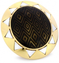 House of Harlow 1960 Gold-Plated Smokey Sun Cocktail Ring House of Harlow 1960 Gold-Plated Smokey Sun Cocktail Ring