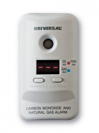 Universal Security Instruments MCND401B M Series Plug-In Carbon Monoxide and Natural Gas Alarm with 9-Volt Battery Backup Universal Security Instruments MCND401B M Series Plug-In Carbon Monoxide and Natural Gas Alarm with 9-Volt Battery Backup