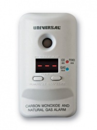 Universal Security Instruments MCND401B M Series Plug-In Carbon Monoxide and Natural Gas Alarm with 9-Volt Battery Backup