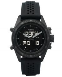 Fossil doubles down on its precise craftsmanship with this blacked out Decker collection sport watch. Fossil doubles down on its precise craftsmanship with this blacked out Decker collection sport watch.