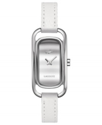 A sophisticated silhouette breathes life into this lovely Sienna collection watch from Lacoste. A sophisticated silhouette breathes life into this lovely Sienna collection watch from Lacoste.
