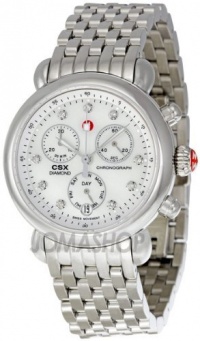Michele CSX Mother of Pearl Diamond Dial Chronograph Ladies Watch MWW03M000120 Michele CSX Mother of Pearl Diamond Dial Chronograph Ladies Watch MWW03M000120