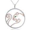 Effy Jewelry Effy® 14K White and Rose Gold Diamond Necklace .51 Tcw.