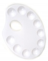 Loew Cornell Artist Style Palette 10 wells oval palette