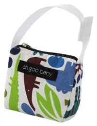 Ah Goo Baby Pacifier Tote, Zoo Frenzy Ah Goo Baby Pacifier Tote, Zoo Frenzy