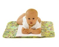 Ah Goo Baby The Plush Pad with Memory Foam, Bloom Ah Goo Baby The Plush Pad with Memory Foam, Bloom