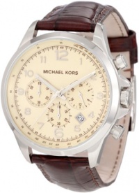 Michael Kors Men's MK8115 Brown Leather Chronograph Watch Michael Kors Men's MK8115 Brown Leather Chronograph Watch