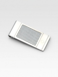 Handsome money clip for the power-player, designed in sterling silver with a unique, fiberglass inlay.Sterling silver1 x 2Imported Handsome money clip for the power-player, designed in sterling silver with a unique, fiberglass inlay.Sterling silver1 x 2Imported