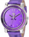 Juicy Couture Women's 1900840 HRH Purple Mirror-Metallic Leather Strap Watch