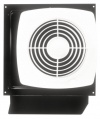 Broan Model 509S 8-Inch Through-Wall Utility Fan with Integral Rotary Switch, 180 CFM, 6.5 Sones