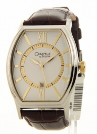 Caravelle by Bulova Men's 45B111 Strap WatchSilver/White Dial Caravelle by Bulova Men's 45B111 Strap WatchSilver/White Dial