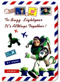 Buzz Lightyear Space Hero Toy Story Disney Airmail Passport Cover ~ Toy Story Movie Rex Dinosaur Stamps Buzz Lightyear Space Hero Toy Story Disney Airmail Passport Cover ~ Toy Story Movie Rex Dinosaur Stamps