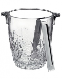 Bormioli Rocco Dedalo Ice Bucket with Tongs Bormioli Rocco Dedalo Ice Bucket with Tongs