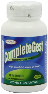 Enzymatic Therapy CompleteGest, Mealtime Enzyme Formula, 180 Capsules Enzymatic Therapy CompleteGest, Mealtime Enzyme Formula, 180 Capsules