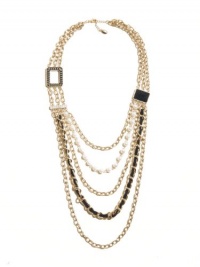 GUESS Multi-Strand Gold-Tone Necklace, GOLD GUESS Multi-Strand Gold-Tone Necklace, GOLD