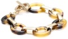 Anne Klein Belden Place Gold-Tone Tortoise Resin Toggle Bracelet