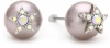 Betsey Johnson Iconic Celestial Pearl And Star Stud Earrings