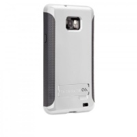 Case-Mate Pop! Case with Stand for Samsung Galaxy S II - Canadian, International and AT&T SGH-i777 Versions - White/Cool Gray Case-Mate Pop! Case with Stand for Samsung Galaxy S II - Canadian, International and AT&T SGH-i777 Versions - White/Cool Gray