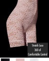 Bali Lace 'N Smooth Hi-Waist Thigh Slimmer, M-Black