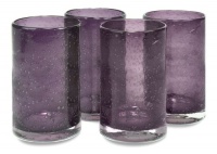 Artland Iris Highball, 17-Ounce, Plum, Set of 4 Artland Iris Highball, 17-Ounce, Plum, Set of 4
