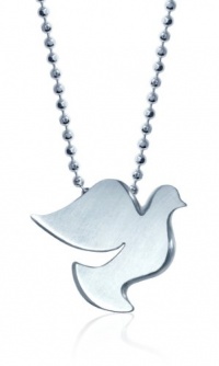 Alex Woo Little Faith Sterling Silver Dove Pendant Necklace, 16