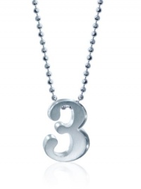 Alex Woo Little Numbers Sterling Silver Number Pendant Necklace, 16 Alex Woo Little Numbers Sterling Silver Number Pendant Necklace, 16