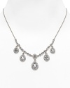 Dress up your evening gown with this dazzling vintage-inspired drop necklace from Carolee Luxe.