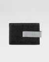 Guccissima leather money clip wallet. 3½W X 2½H Made in Italy 